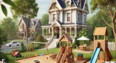 10 Concept Ideas for a Classic House Complete with Children's Playground