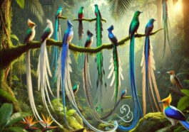 Top 10 Incredible Birds With Long Tails and Rare Birds Colorfull in The World