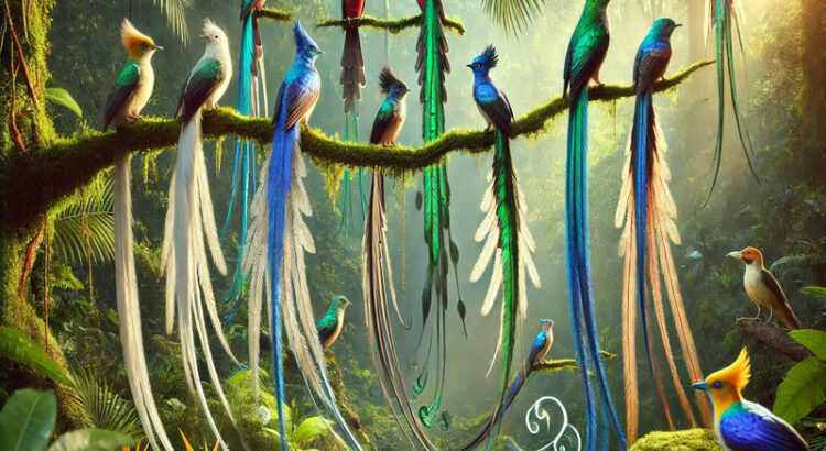 Top 10 Incredible Birds With Long Tails and Rare Birds Colorfull in The World