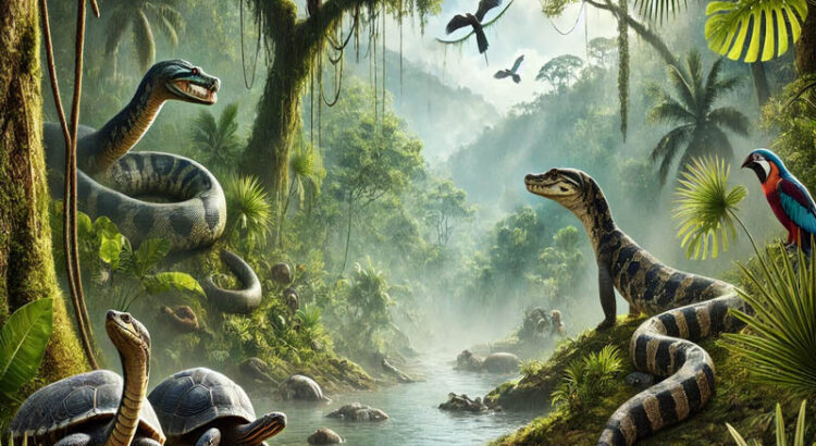 10 Types of Hunted Reptiles That Live in the Amazon Forest