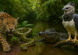 Top 10 Species Wildest Predatory Animals in Brazilian Amazon Forest