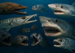 Top 10 Underwater Sea Animals that have Sharp Teeth like Knives