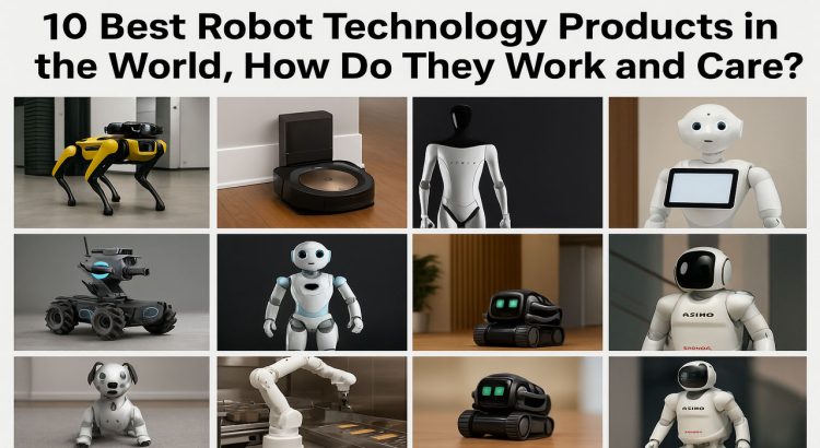 10 Best Robot Technology Products in the World, How Do They Work and Care?