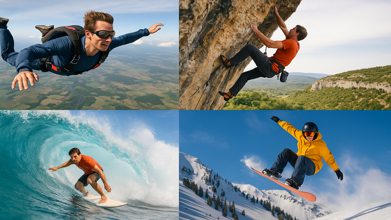 10 Types of Extreme Sports to Train your Adrenaline
