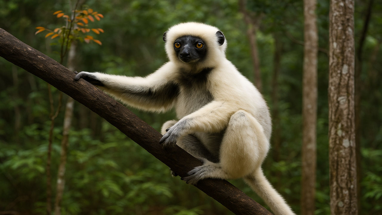 10 Unique Wild Animals in Madagascar, Amazing Species Sifaka Sutra