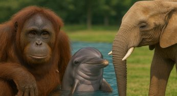 Top 10 Smartest Animals in the World 2025, there are Orangutans and Dolphins